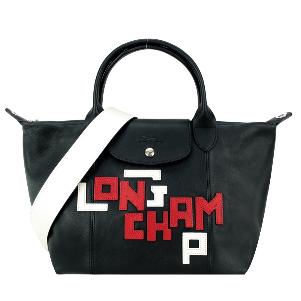 LONGCHAMP Le Pliage Cuir LGP小羊皮短把 