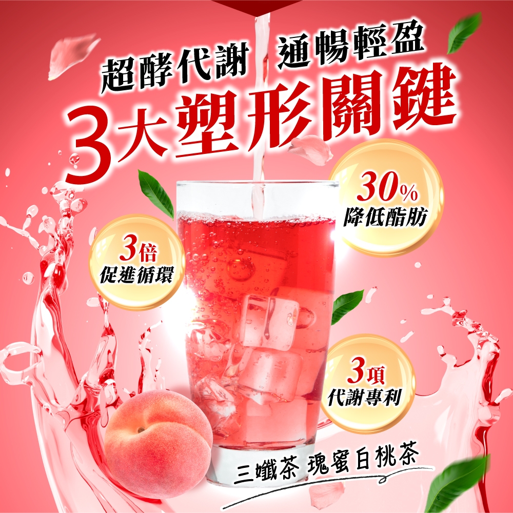 Laler 菈楽】3孅茶瑰蜜白桃茶x2盒(10包/盒) | 順暢窈窕| Yahoo奇摩購物中心