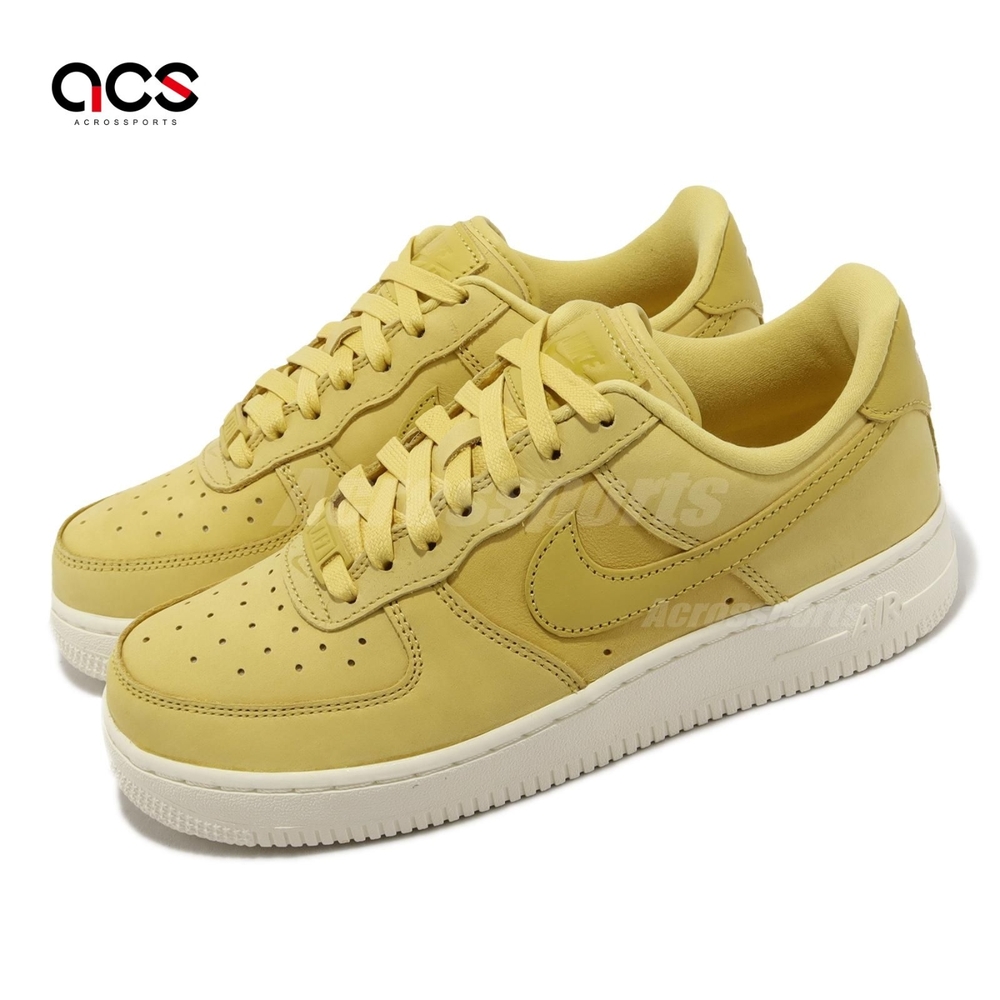 Nike Wmns Air Force 1 PRM MF 女鞋Gold Nubuck 薑黃AF1 休閒鞋DR9503