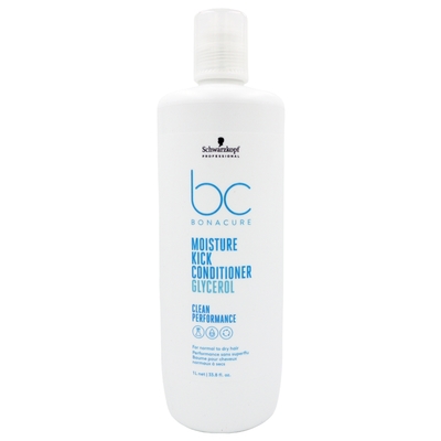 Schwarzkopf施華蔻 欣臨公司貨 【bc水感保濕甘油髮霜1000ML】適乾燥脆弱 粗硬捲髮 修護滋養 ( 附壓頭 )