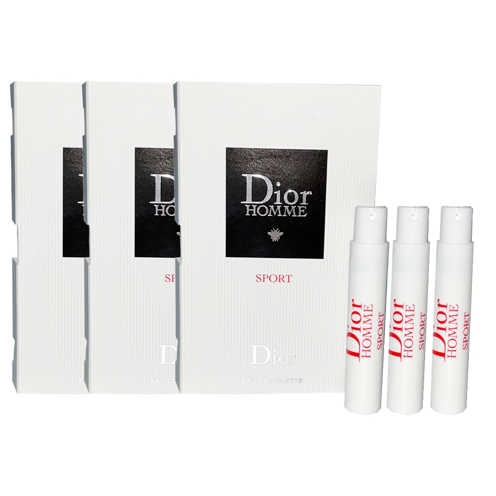 Dior迪奧 HOMME SPORT淡香水針管 1mlx3入組