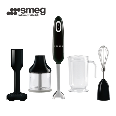 【SMEG】義大利手持料理棒-耀岩黑