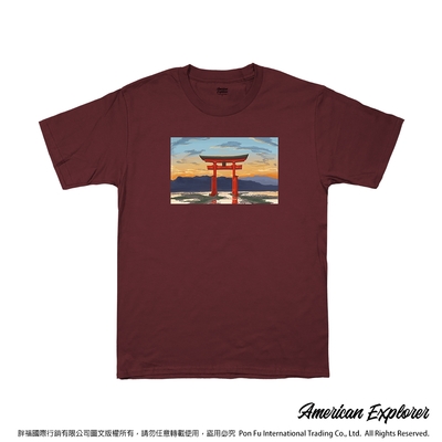 American Explorer 美國探險家 印花T恤(客製商品無法退換) 圓領 美國棉 T-Shirt 獨家設計款 棉質 短袖 -鳥居