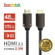 Soodatek 鋅合金編織高解析10K  HDMI影音傳輸線 2.5M / SHDA21-ZN250BL product thumbnail 1