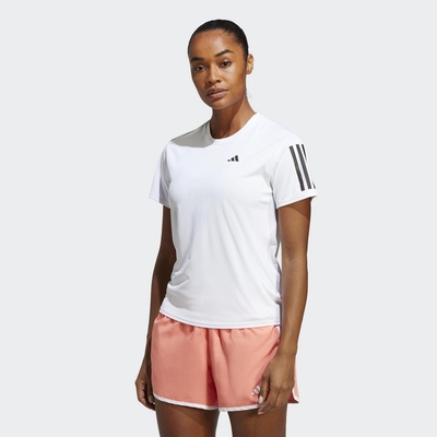 ADIDAS OWN THE RUN TEE 女 短袖上衣-白-IC5189