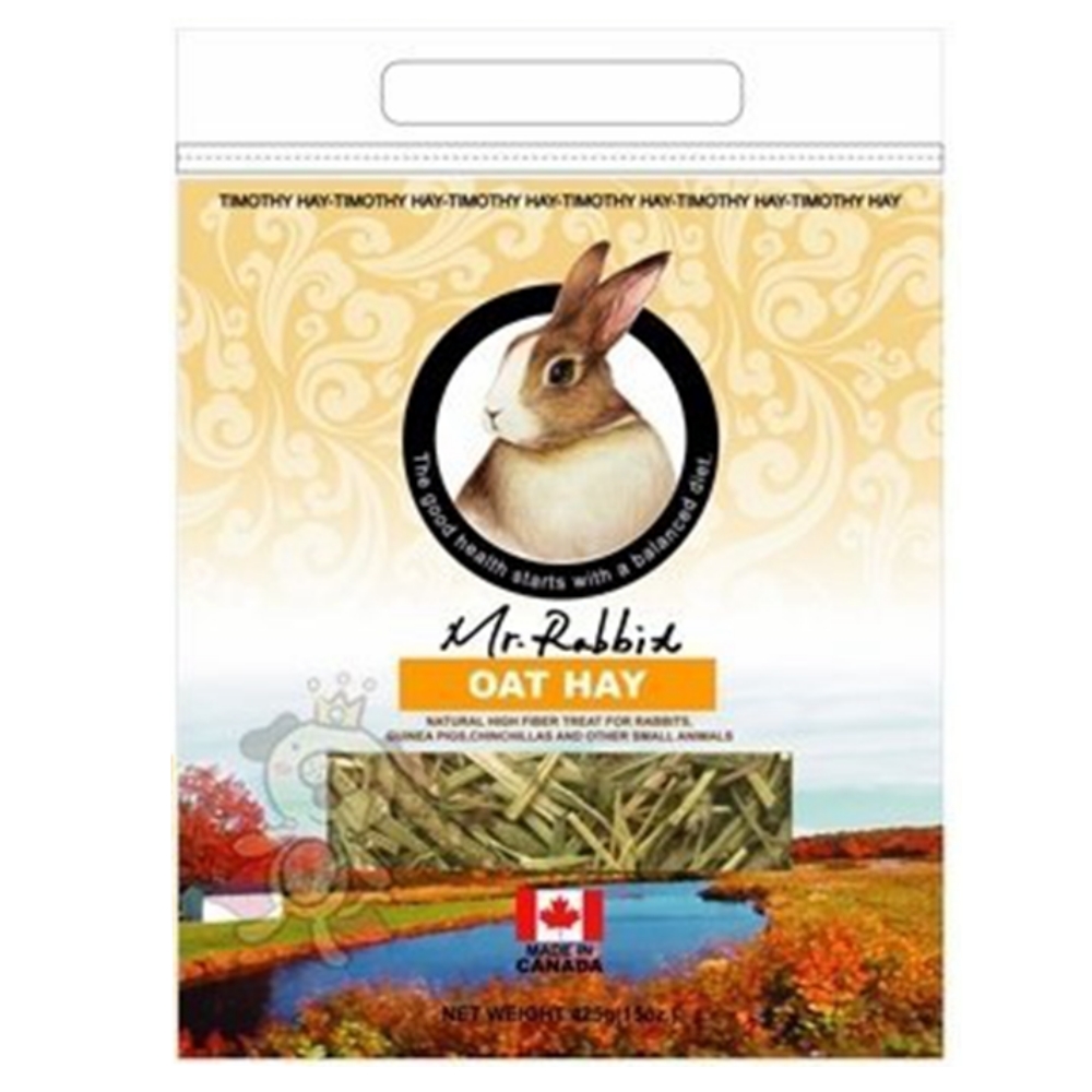 加拿大Mr.Rabbit瑞比兔先生-高級甜燕麥草 36oz (RB114) x 2入組(下標2件+贈送泰國寵物喝水神仙磚)