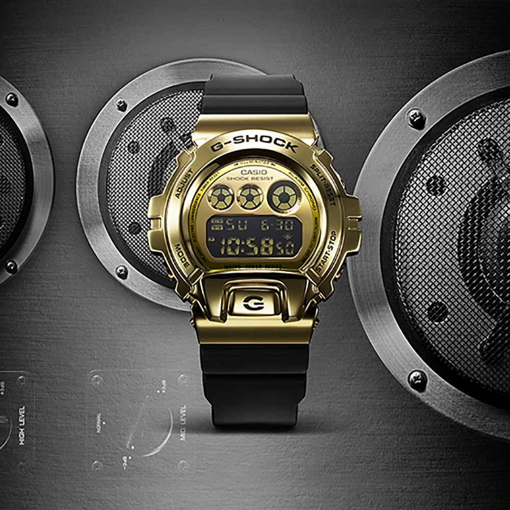 CASIO 卡西歐 G-SHOCK DW-6900 25周年金屬手錶 送禮首選 GM-6900G-9