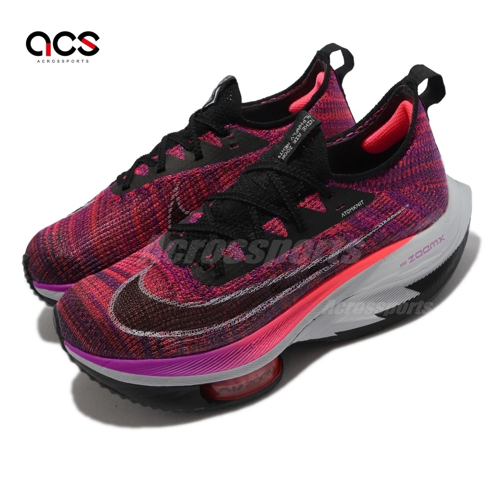 Nike 慢跑鞋 Zoom Alphafly Next% 運動 女鞋 氣墊 避震 路跑 健身 紫 黑 CZ1514-501