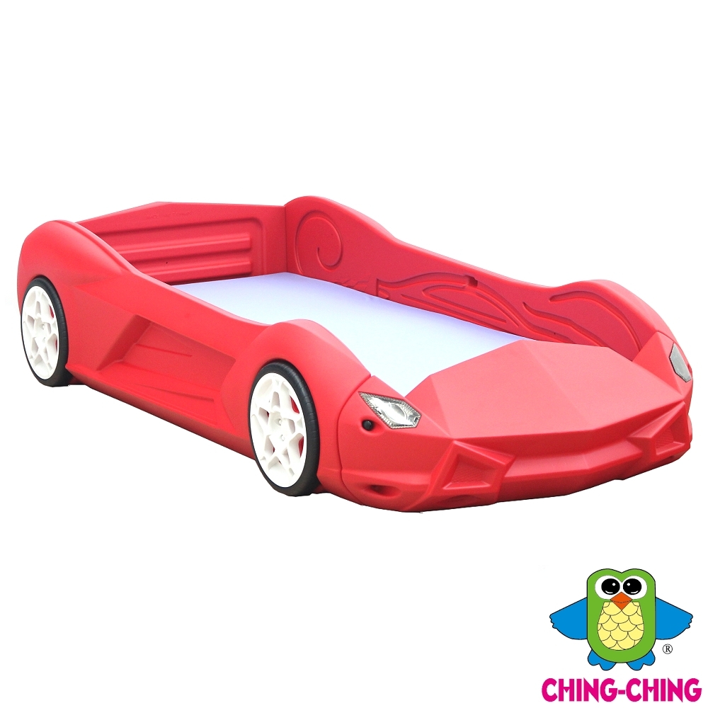 親親Ching Ching 時尚跑車防撞兒童床(附床墊)