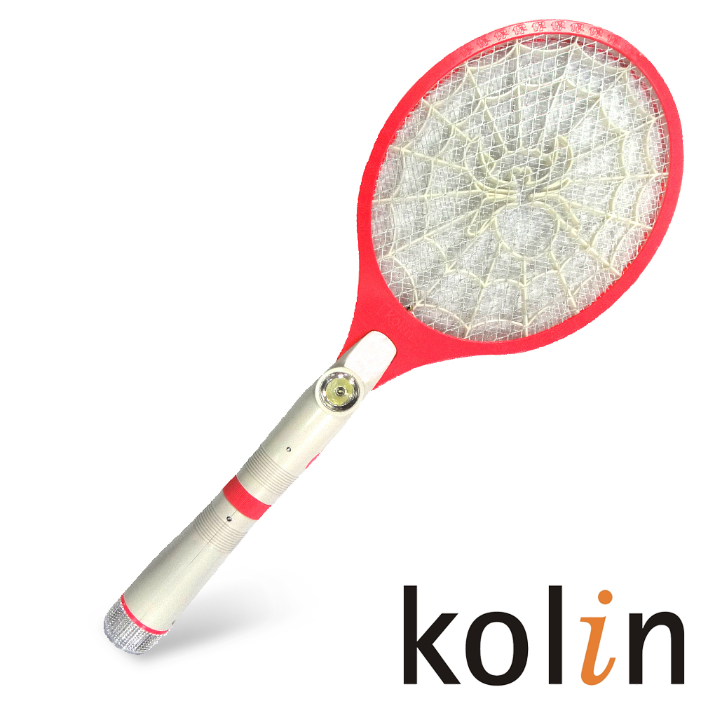 《KOLIN歌林》 三層/充電式/手電筒電蚊拍 KEM-123