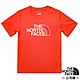 The North Face 兒童 FLASHDRY吸濕透氣短袖圓領T恤(亞洲版型)_復古橙 N product thumbnail 1