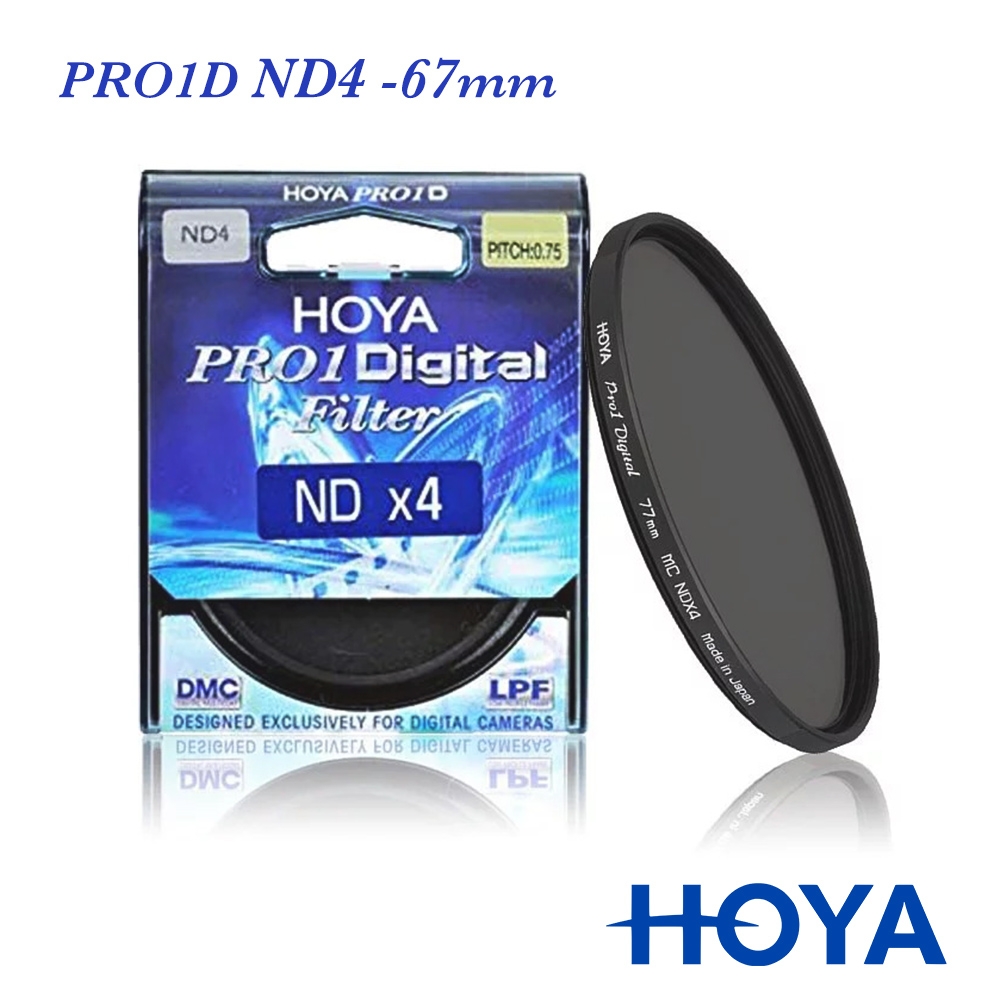 HOYA PRO 1D 67mm ND4 減光鏡（減2格）