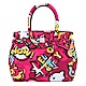SAVE MY BAG Petite Miss系列Hello Kitty輕量托特包-桃紅色 product thumbnail 1