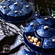 摩達客農曆春節開運◉高級星空可旋轉陶瓷精緻糖果盒水果盤聚寶盆 product thumbnail 1