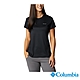 Columbia 哥倫比亞 女款-UPF50酷涼快排短袖上衣-黑色 UAR29570BK / S22 product thumbnail 1