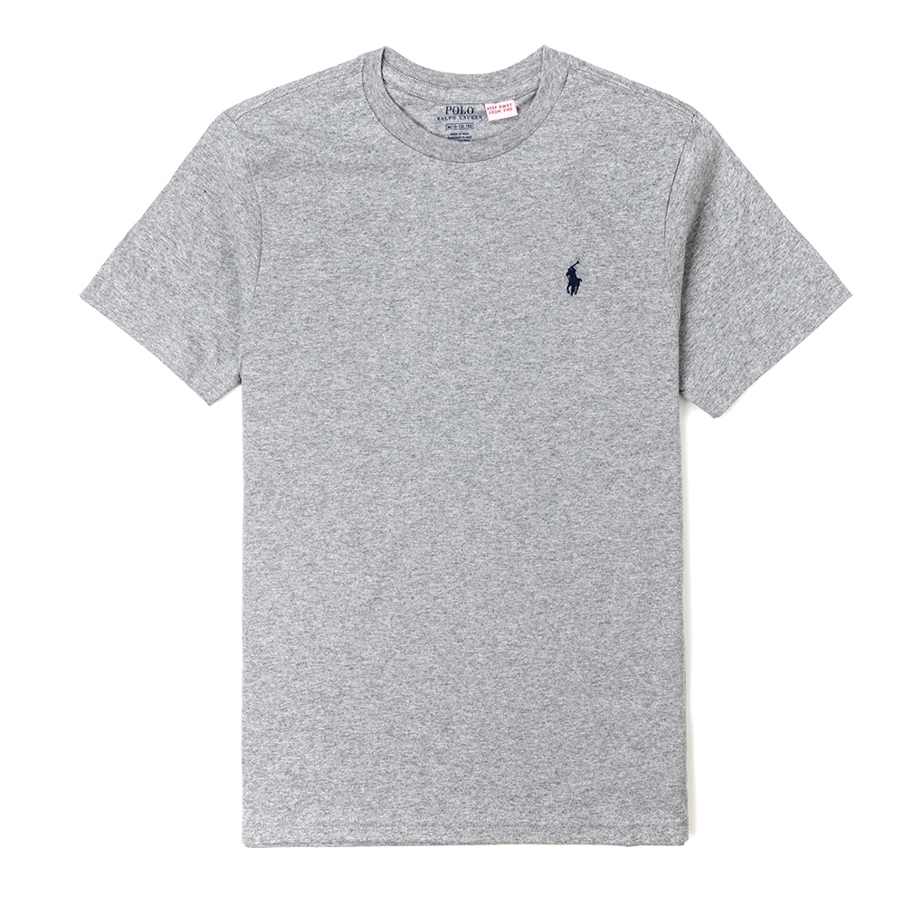Polo Ralph Lauren 經典小馬圓領T恤(青年款)-灰色