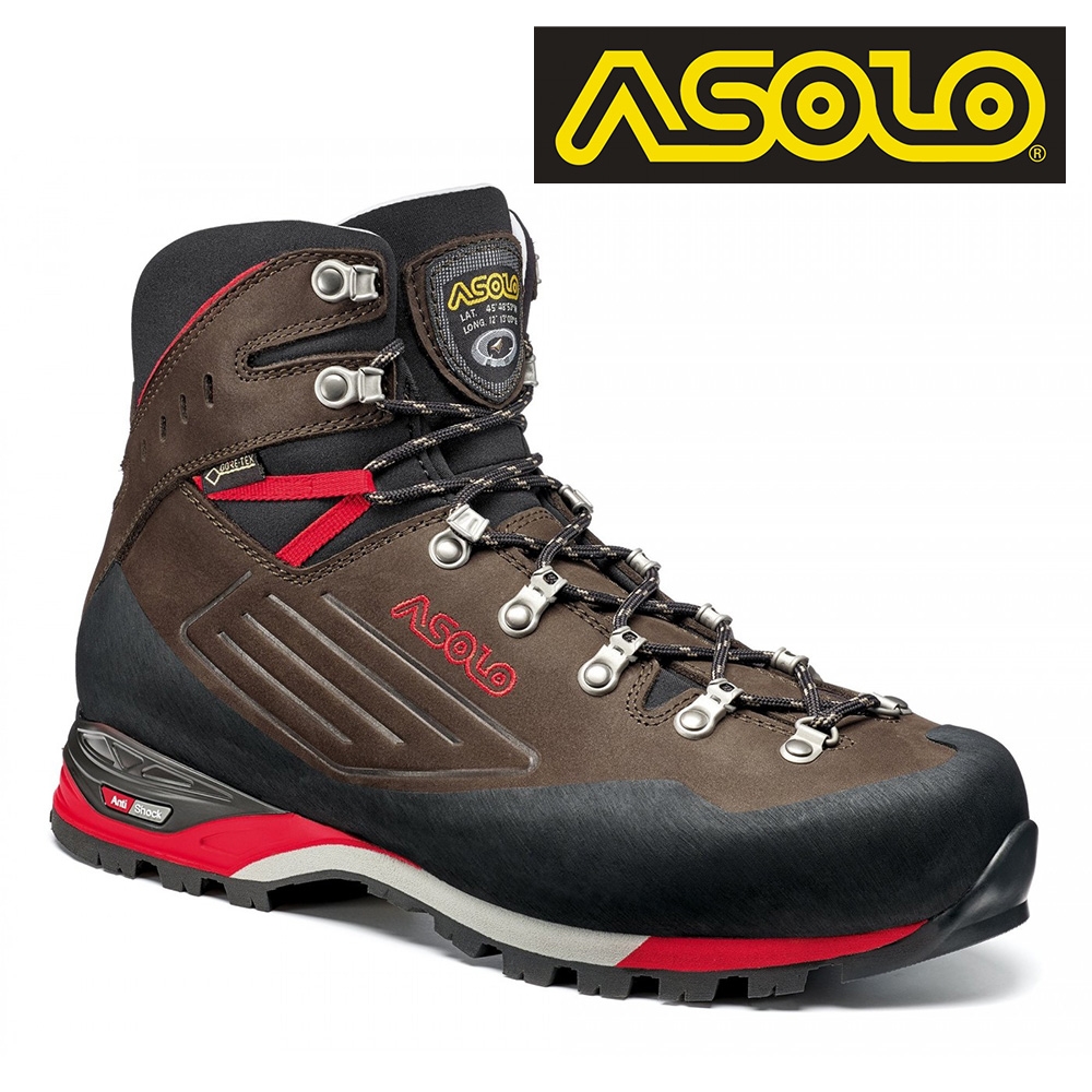 ASOLO 男款 GTX 大背包健行鞋 SUPERIOR GV A12034/A904 / 深棕紅
