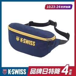 K-SWISS CT FANNY BAG休閒運動腰包-深藍