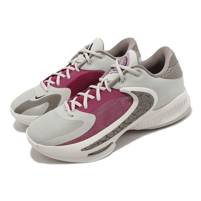 Nike 籃球鞋 Zoom Freak 4 EP 乾燥玫瑰 米白 字母哥 4代 爆裂紋 Sweet Beet DJ6148-002