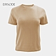 EPISODE - 百搭柔軟舒適親膚保暖短袖羊絨針織衫114458（駝色） product thumbnail 1
