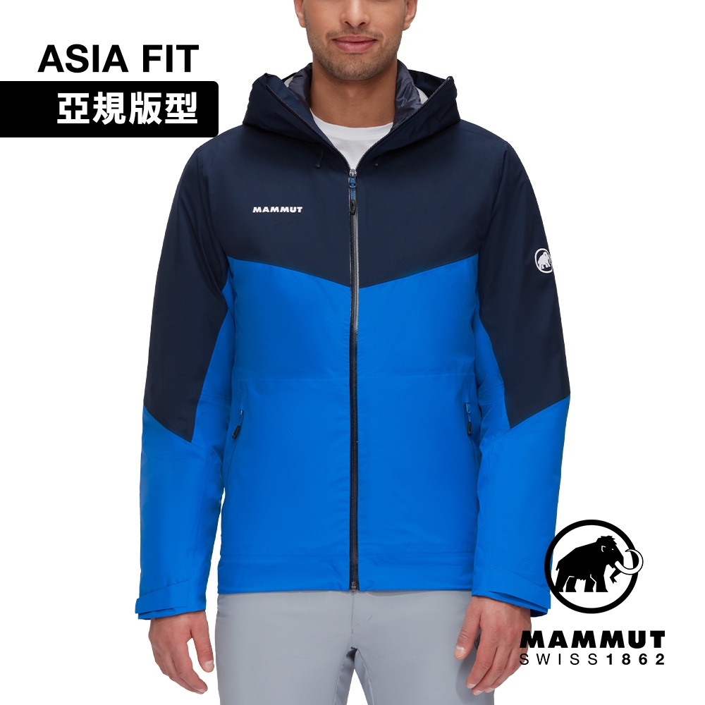 【Mammut 長毛象】Convey 3 in 1 HS Hooded AF GTX兩件式防水保暖外套 冰藍/海洋藍 男款 #1010-29150