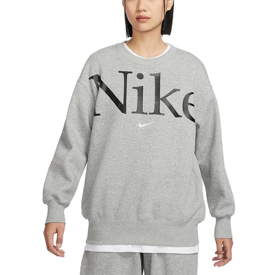 【NIKE】 AS W NSW PHNX FLC OS LOGO CREW 圓領長袖T恤 女 - FN3655063