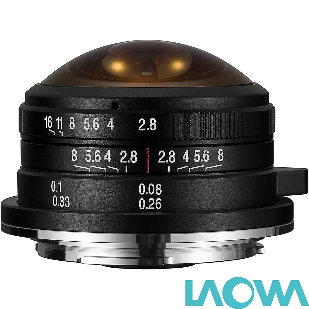 LAOWA 老蛙 4mm F2.8 Fisheye 圓周魚眼鏡頭 (公司貨) 全周魚眼 手動鏡頭