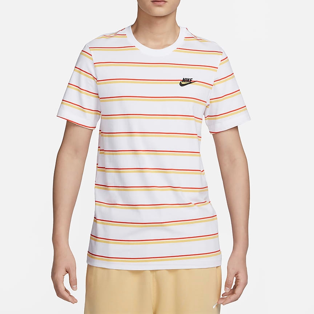 Nike AS M NSW TEE CLUB STRIPE 男短袖上衣-白-DZ2986100