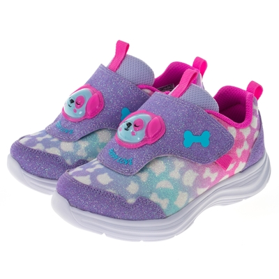 SKECHERS 嬰童鞋 女嬰童系列燈鞋 GLIMMER KICKS - 302698NLVHP