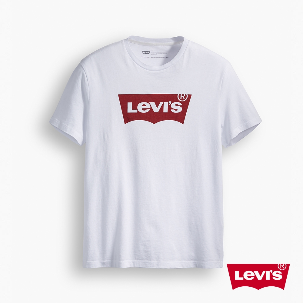 Levis 男款 短袖T恤 / 經典Logo 白