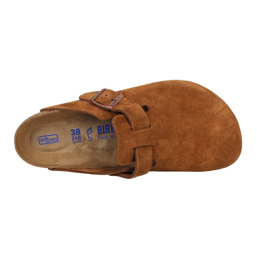 BIRKENSTOCK BOSTON BS 女足跡舒適包頭拖鞋-海灘 戲水 勃肯 1009542 駝色