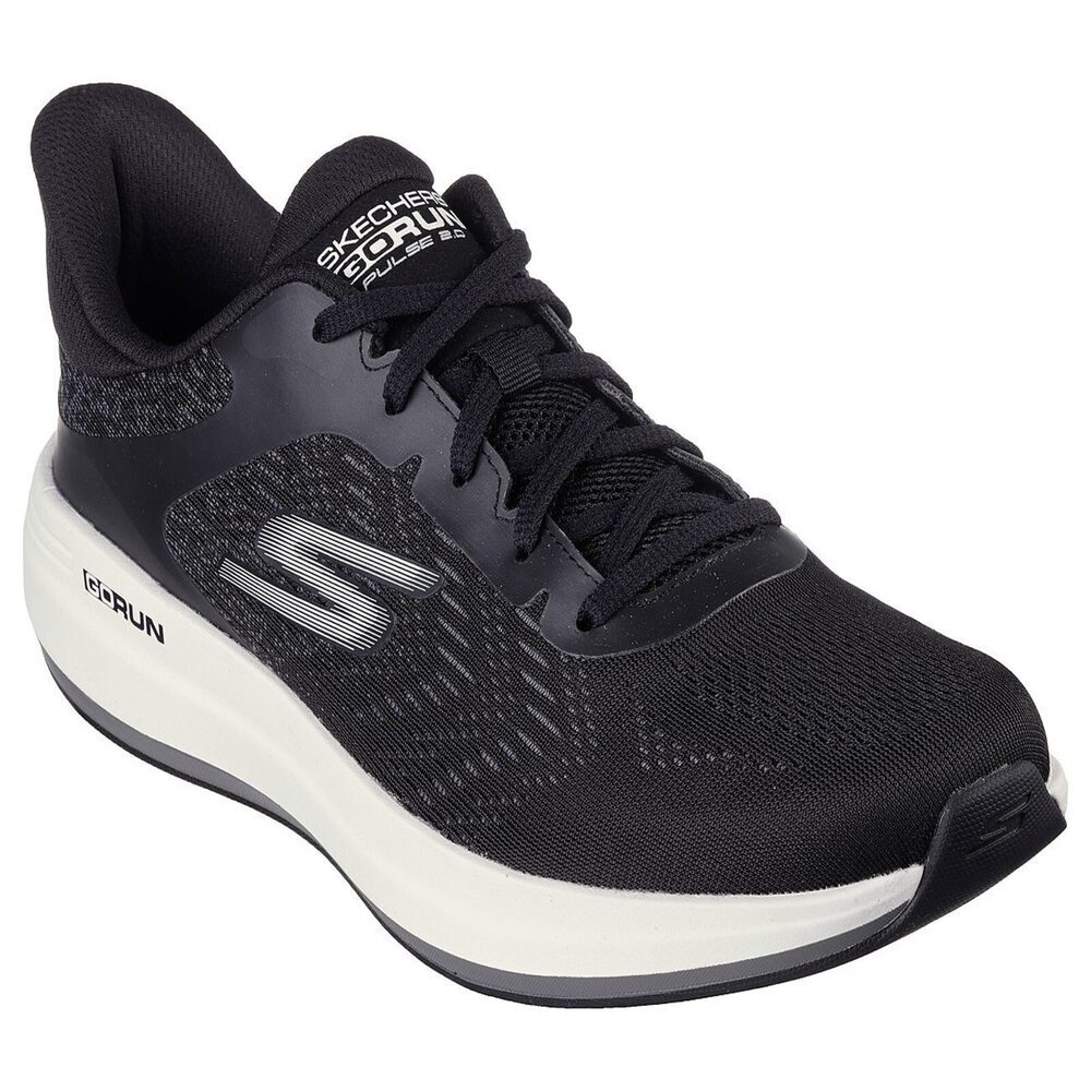 Skechers Go Run Pulse 2.0 [220541BKW] 男 慢跑鞋 運動 透氣 緩震 耐磨 黑白