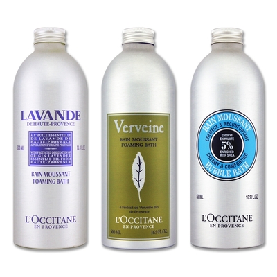 l’occitane 歐舒丹 泡泡浴 500ml（乳油木/馬鞭草/薰衣草.多款任選）百貨公司貨