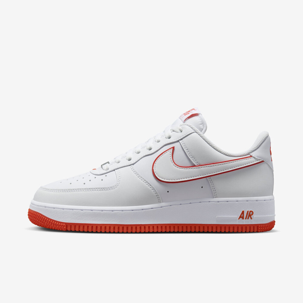 Nike Air Force 1 '07 DV0788-102 男休閒鞋運動經典低筒AF1 穿搭白紅