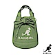 福利品 KANGOL 韓版玩色系列-帆布斜背水桶包-草綠 product thumbnail 1