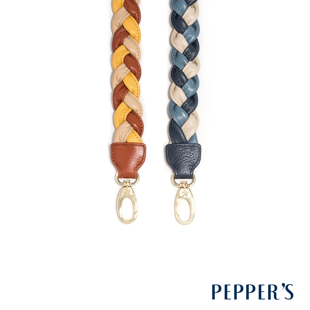 PEPPER'S Claire 牛皮編織短背帶 - 兩色