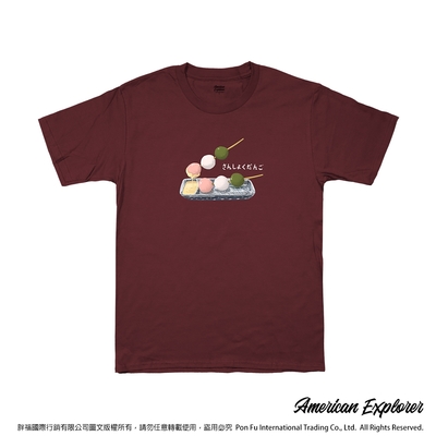 American Explorer 美國探險家 印花T恤(客製商品無法退換) 圓領 美國棉 T-Shirt 獨家設計款 棉質 短袖 -三色團子