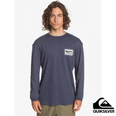 【QUIKSILVER】OLD HABIT LS 長袖T恤 海軍藍