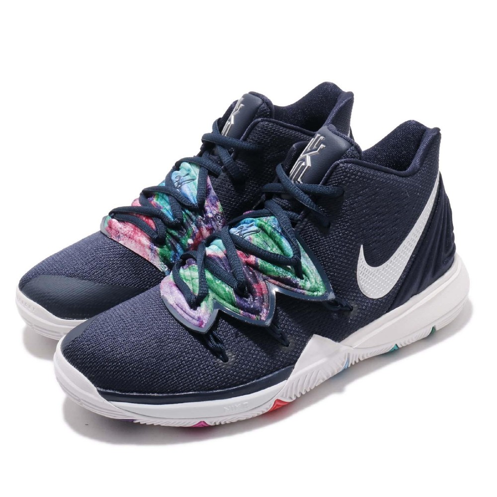 Nike Kyrie 5 Philippines Navy Blue Metallic Gold Shoes Price 2