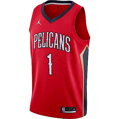 Nike New Orleans Pelicans [CV9486-660] 男 籃球背心 球衣 喬丹 紐澳良 鵜鶘 紅