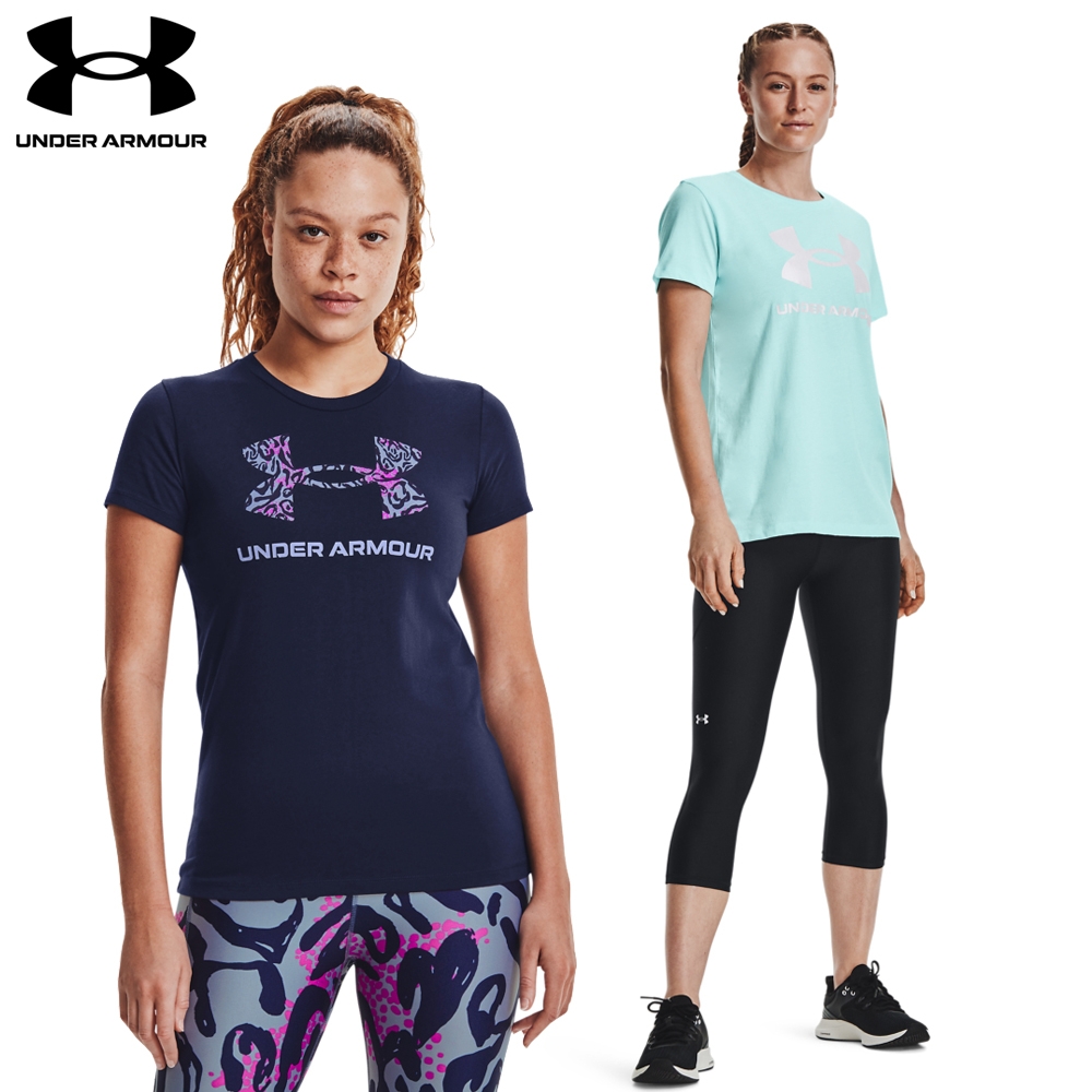 【UNDER ARMOUR】女 Training Graphics短T-Shirt