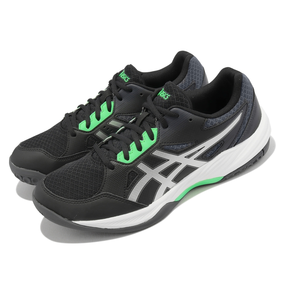 Asics 排球鞋 GEL-Task 3 男鞋 黑 白 綠 羽桌球 室內運動鞋 亞瑟膠 亞瑟士 1071A077001