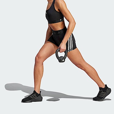 Adidas TF HYGLM 3IN [HY5894] 女 緊身褲 亞洲版 運動 健身 舞蹈 高腰 支撐 包覆 黑白