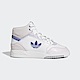 Adidas Drop Step XL W FZ5722 女 休閒鞋 運動 經典 球鞋 中筒 緩震 舒適 麂皮 白藍 product thumbnail 1