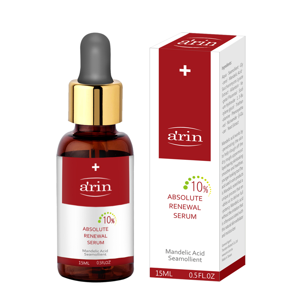 arin氧潤10%杏仁酸微剝煥膚精華15ml