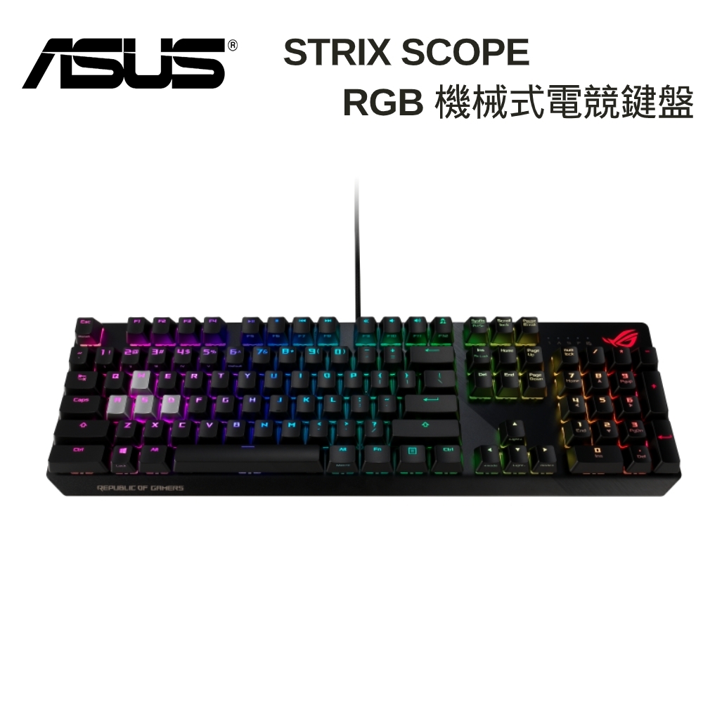 ASUS 華碩 ROG Strix Scope RGB 機械式電競鍵盤