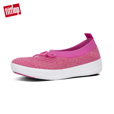 FitFlop UBERKNIT SLIP-ON BALLERINA 紫櫻紅