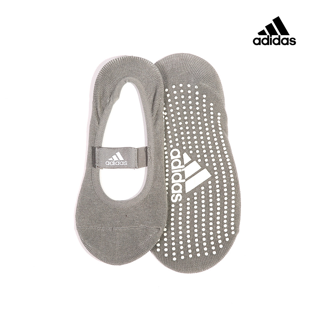 Adidas Yoga 防滑吸汗瑜珈襪-灰(20-26CM)