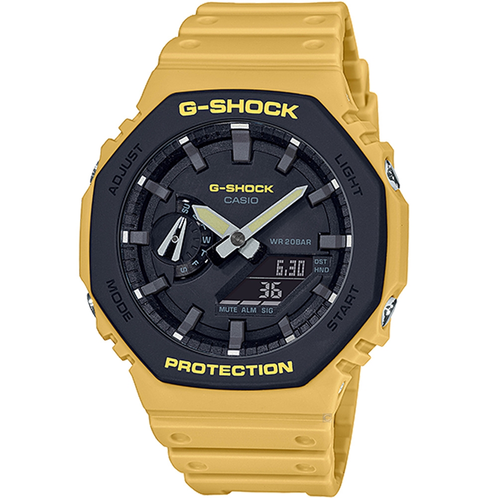 CASIO G-SHOCK 農家橡樹雙顯錶(GA-2110SU-9A)