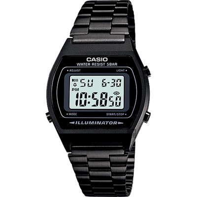 CASIO 卡西歐 經典標準電子錶 送禮首選-黑 B-640WB-1A